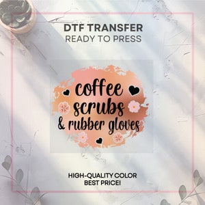 Nurse Dtf | Nurse DTF Transfer | Ready to Press DTF Transfers | Ready For Press | Heat Transfer | DTF | Nurse Medical Iron On Transfers