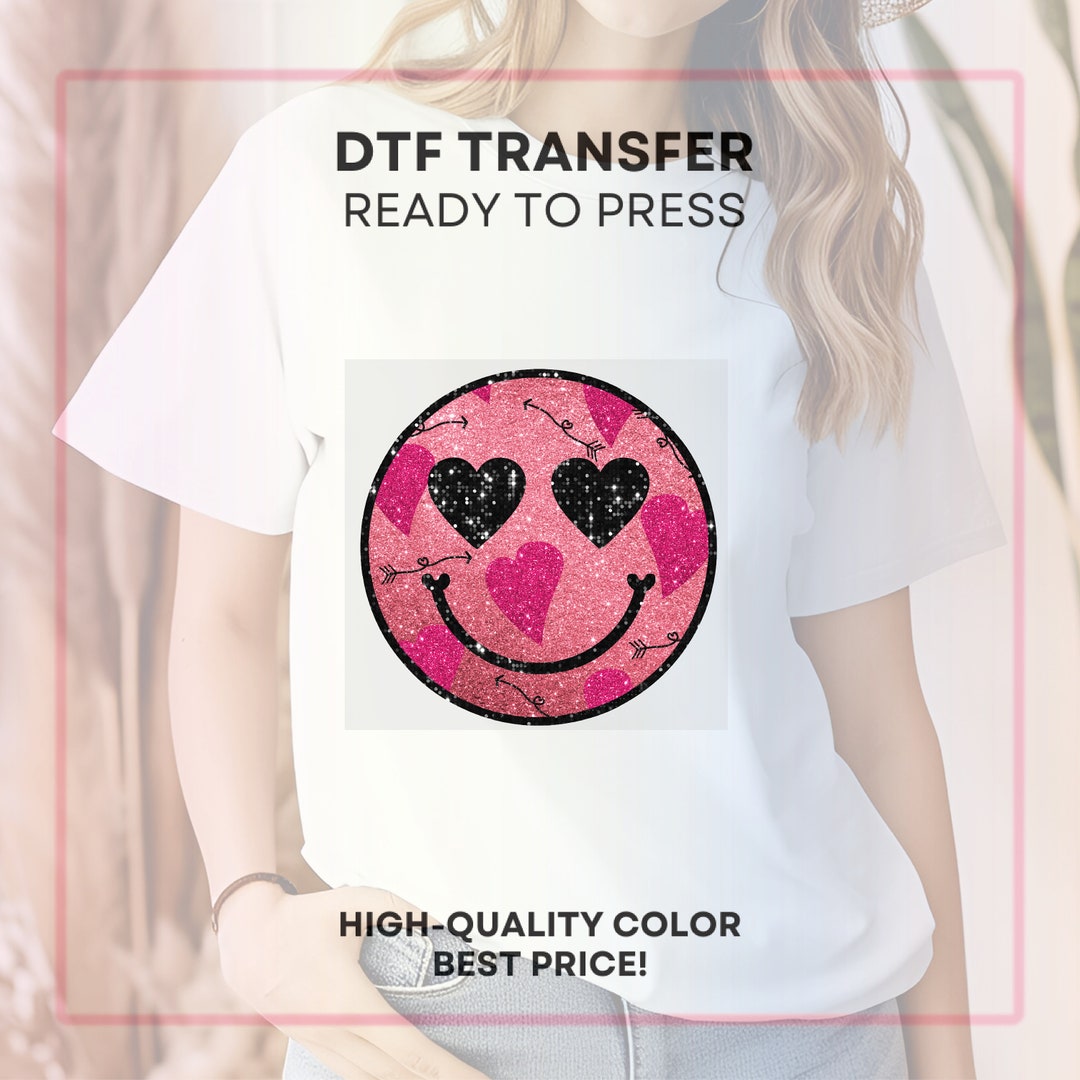 Valentines DTF Transfer: Ready to Press Heat Transfer - Etsy