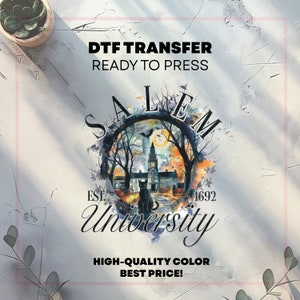 Salerm Transfer | Halloween Dtf | Halloween DTF Transfer | Ready to Press DTF Transfers | Heat Transfer | DTF | Iron On Transfers