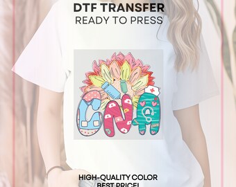 Nurse CNA DTF Heat Transfer | Ready To Press