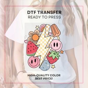 Sommer Dtf | Sommer DTF Transfer | bereit zu drücken DTF Transfers | Bereit zum Pressen | Bügelfolie | DTF | Sommer Bügelbilder
