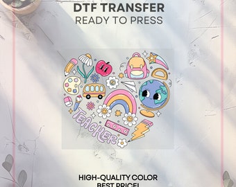 Teacher Appreciation DTF Transfer | Ready to Press Heat Transfer Design