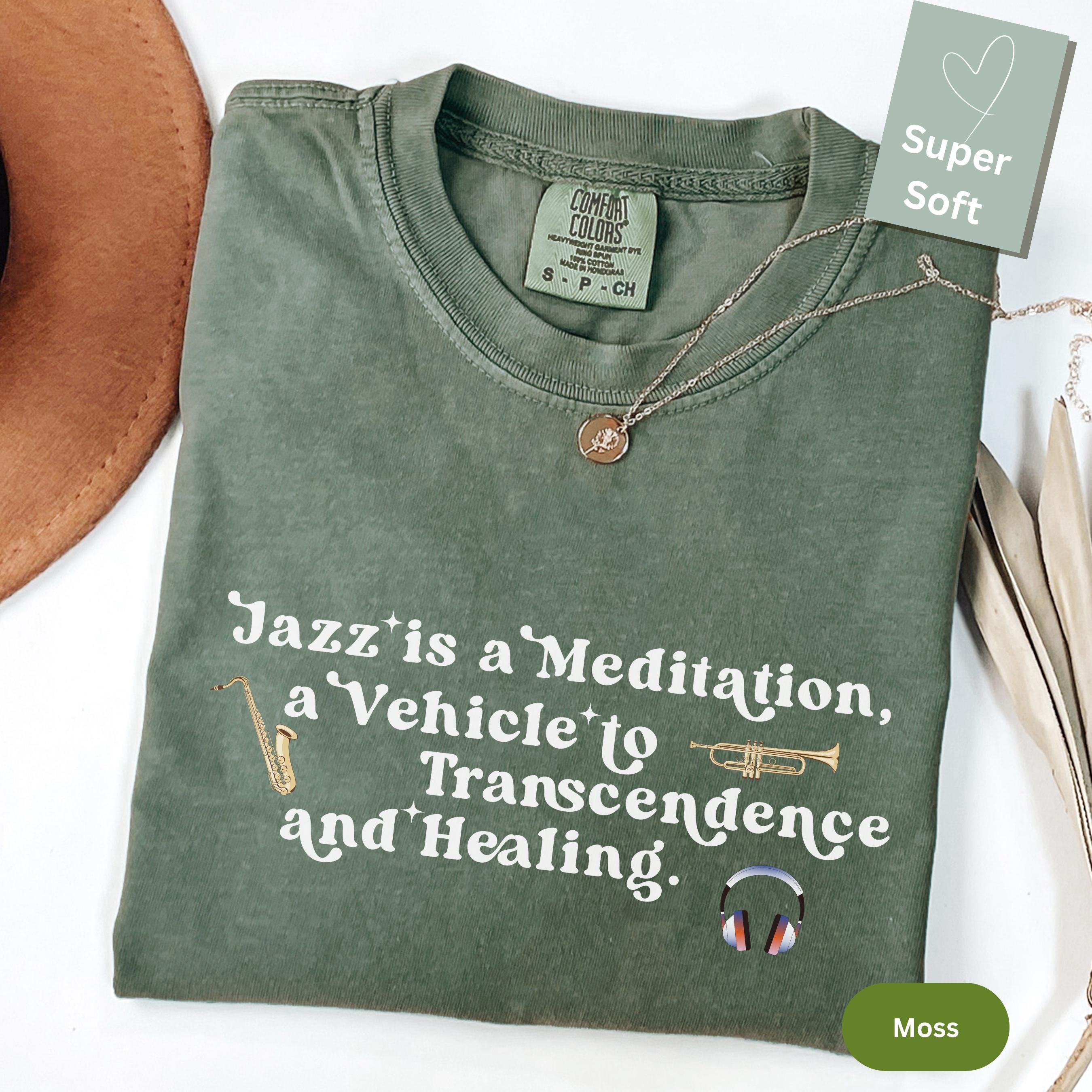 Jazz is a Meditation Shirt • Saxophone Spiritual Jazz Tee
