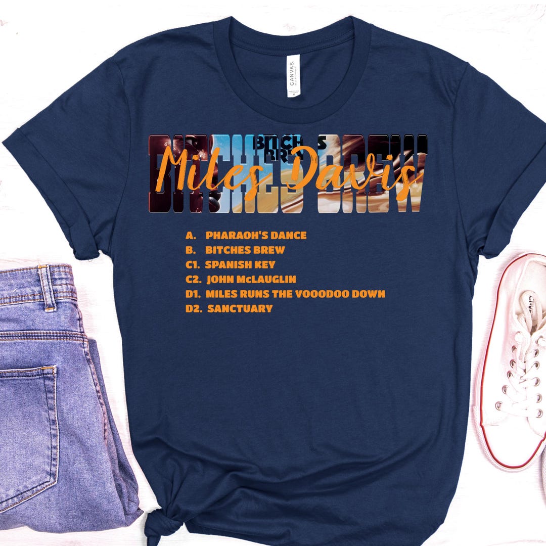 Miles Davis “bitches Brew” Shirt • Jazz-fusion Album Cover Tribute