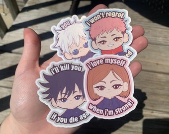 jujutsu kaisen stickers