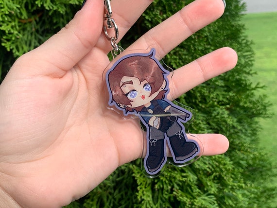 Leon Kennedy Resident Evil: Death Island - Acrylic Keychain - Etsy