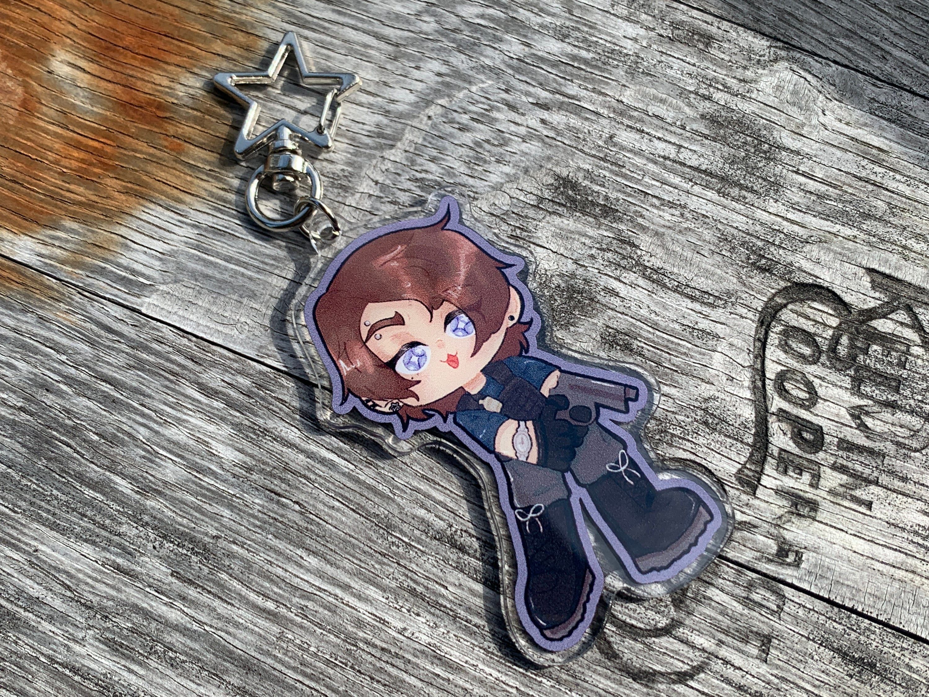 Leon s kennedy keychain - Etsy 日本