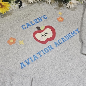 LADS Caleb embroidered crewneck