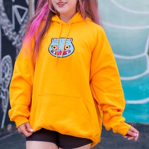 Derpy Tiger embroidered hoodie