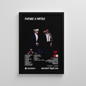 Metro-Boomin x Future | „Wir trauen euch nicht“ | Hip Hop Poster | Album Cover Poster | Album Cover Wall Art | Premium benutzerdefinierte Poster