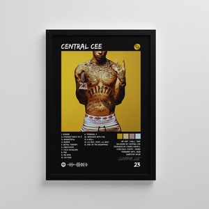 Central Cee | &quot;23&quot; | Central Cee Poster | Album Cover Poster | Album Cover Wall Art | Premium Custom Posters