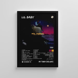 Lil Baby | Ich bin dran | Lil Baby Poster | Album Cover Poster | Album Cover Wall Art | Premium benutzerdefinierte Poster