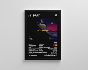 p&#39;tit bébé | à mon tour | Posters de petit bébé | Poster de la pochette de l&#39;album | Art mural pour pochette d&#39;album | Posters personnalisés haut de gamme
