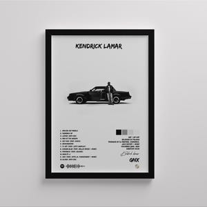 Kendrick Lamar | &quot;GNX&quot; | Kendrick Lamar Poster | AlbumPoster | AlbumWall Art | Premium Custom Posters | Not like us