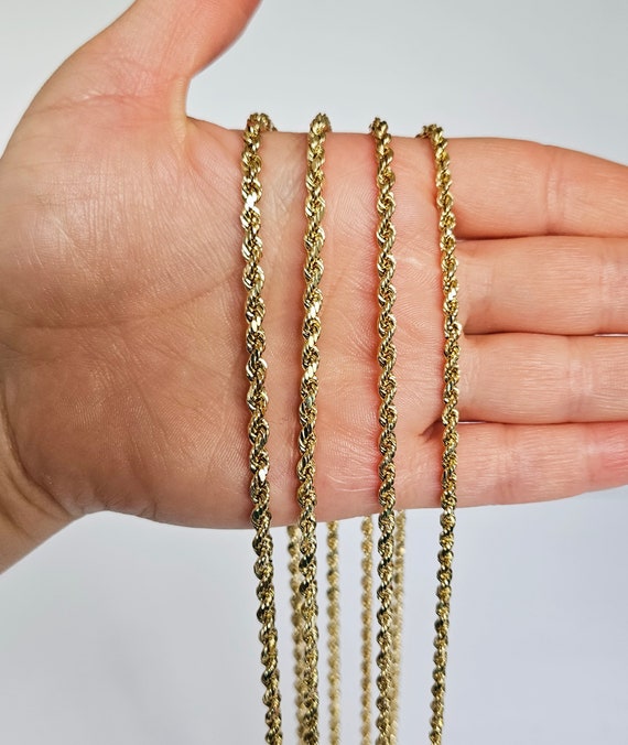 10K Gelbgold Figaro Kettenhalskette, 5,5 Mm 16 "- 24" Zoll, Dicke Gliederkette, Echt 10k Goldkette, Gold Figaro Kette, Männer Frauen