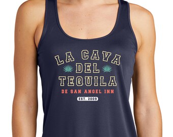 Camiseta sin mangas La Cava Del Tequila: Pabellón EPCOT México, espalda deportiva transpirable