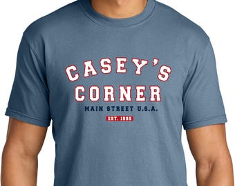 Casey's Corner - Unisex Comfort Colors Tee - Disney Park Food Inspired Shirt - Magic Kingdom Main Street - Men's & Women's Heavyweight Shirt