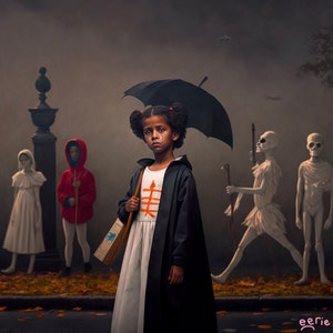 Crying in the Rain Poster Print
