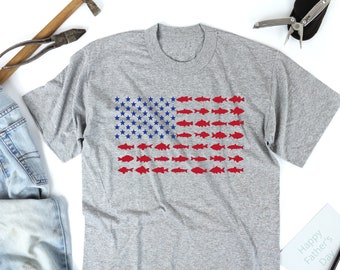 American Fish Flag T-Shirt