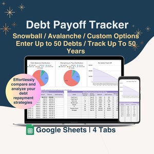Schuldensneeuwbalcalculator, schuldafbetalingstracker, leenschema, schuldvrije planning, hypotheektracking, kredietplanner