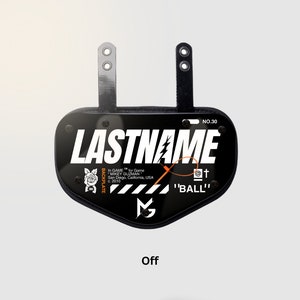 Football Back Plate Back Plate Decal Plate not Included image 6