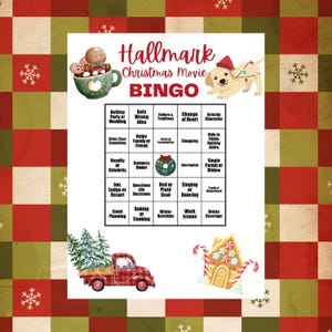 Bijgewerkte Hallmark Bingo, 20 kaarten, Hallmark Christmas Movie Bingo, Hallmark Bingo Card, Hallmark Movie Bingo, Hallmark Christmas Bingo