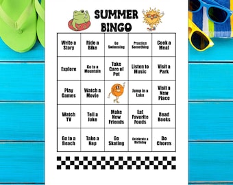 Zomerbingo, activiteit einde schooljaar (pdf)