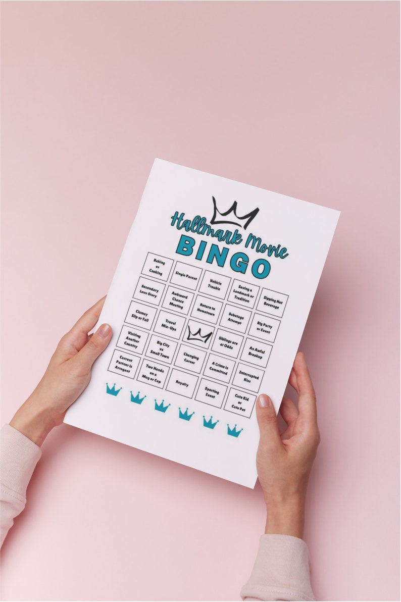 Hallmark Movie Bingo Cards, Generic Hallmark Movie Bingo, Printable ...