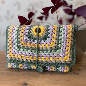 Crochet Sunflower Book Sleeve: Handmade Book Cover, Reader Gift