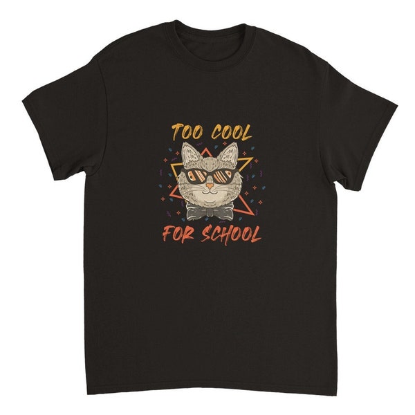 Lustiges Katzen T-Shirt, Schwarzes Unisex Shirt mit Katzen Motiv, Katzen Mama, Haustier, Süß, Niedlich, Geschenk für Sie, Katzenbesitzer