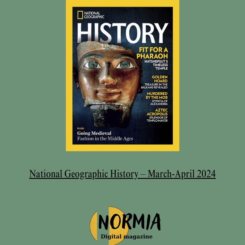 National Geographic History Marchapril 2024 Etsy