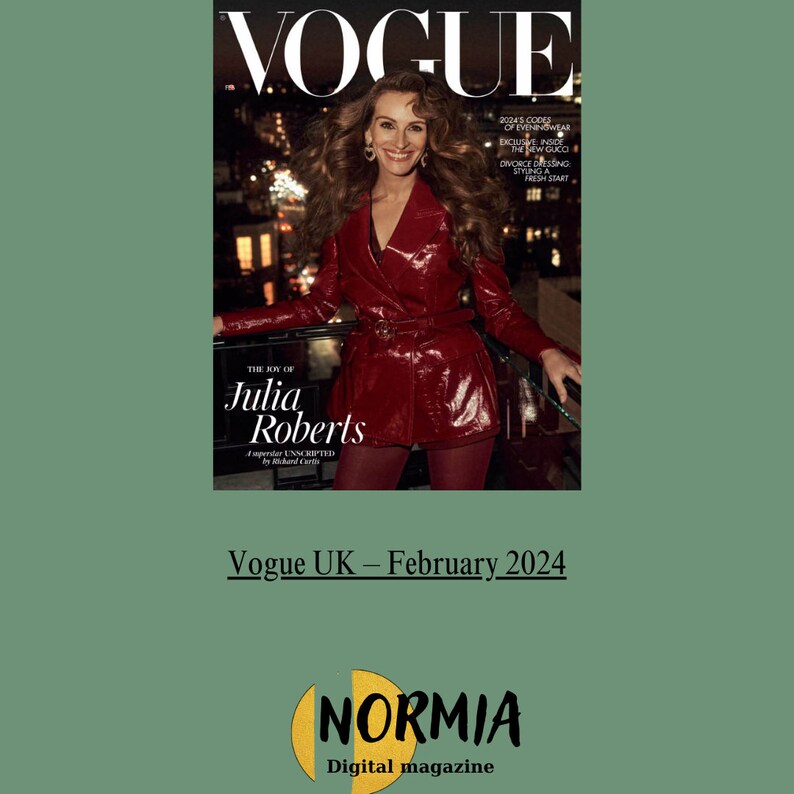 Vogue UK February 2024 Etsy