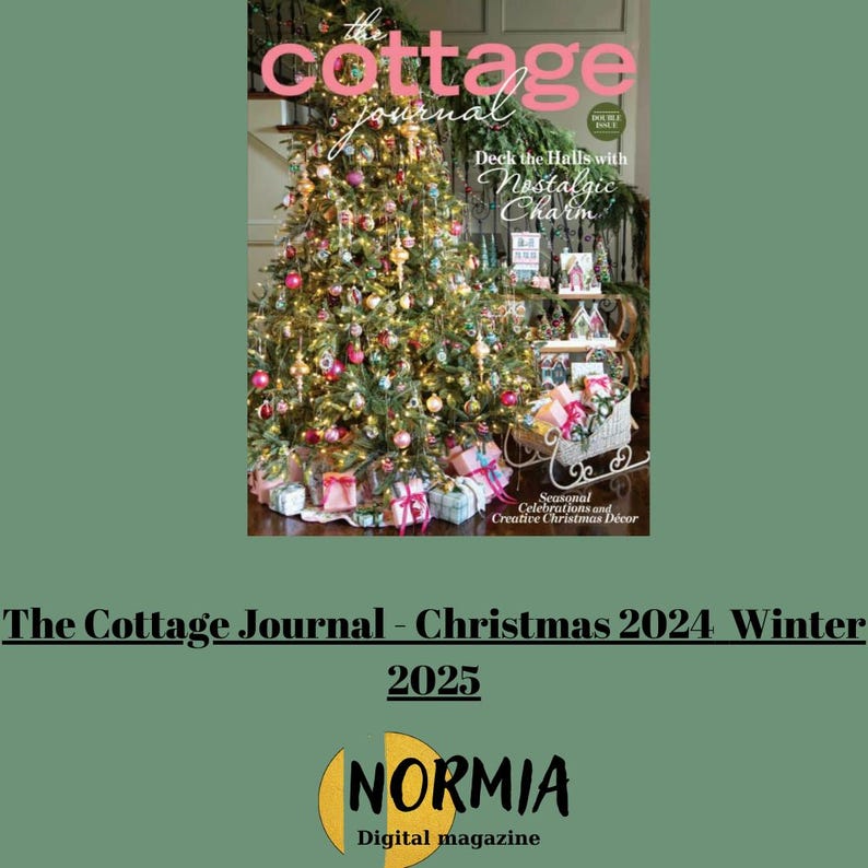 The Cottage Journal Christmas 2024 Winter 2025 Etsy