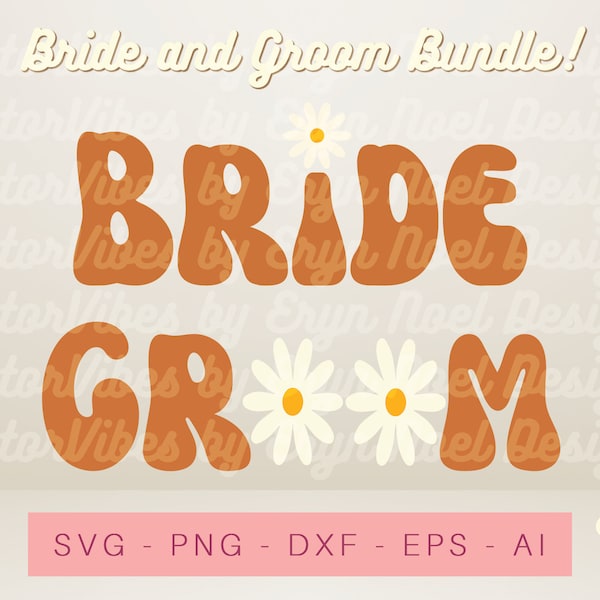Retro Bride and Groom SVG Bundle, Bride and Groom SVG, Mr and Mrs SVG, Groom Svg, Marriage Svg, Engagement Svg, Husband and Wife Svg