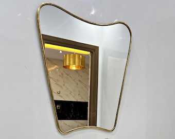 Elegant Modern Round Mirror - Large Wall Hanging, Silver Framed Decorative Mirror for Bedroom, Living Room, or Hallway Butterfly  Mirror