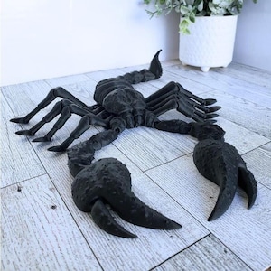 Articulated Emperor Scorpion, Scorpion Decor, Office Decor, Sensory Toy, Fidget Toy, Flexible Toy, 3D Printed, Variety of Colors