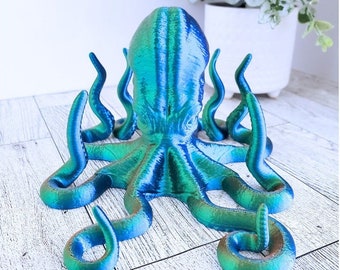 Octopus Desk Organizer: Nautical Phone & Pencil Holder