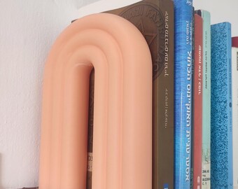 Rainbow Bookends – Modern Arch Book Holders in Multiple Colors | Decor for Home, Nursery, or Office | Set of 2