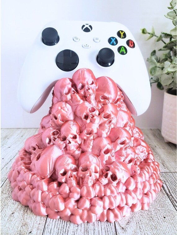 Skulls Game Controller Holder - Rose Gold
