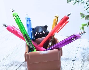Kawaii Cute Cat Desk Organizer, Desk Accessory, Planter, Kawaii Cat, Kawaii Collectible, Office Decor, Cat Gift