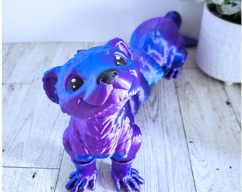 Articulated Ferret, Sensory Toy, Fidget Toy, Flexible Toy, Authorized Seller of MatMire Makes, Variety of Colors & Sizes