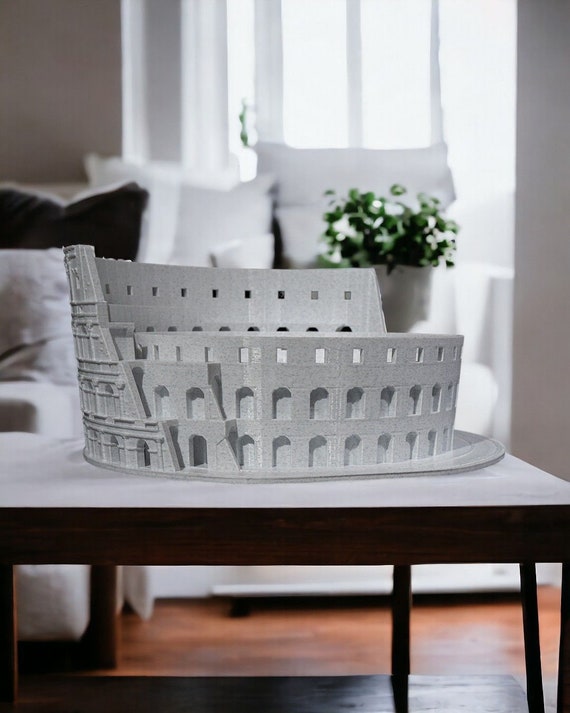 3D Printed Colosseum Model, Rome, Italy Decor, Italy Gift, Variety of Colors - Only Available for Pickup Or Delivery in San Diego, CA