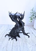 Creepy Black Tree Candle Holder – Spooky Gothic Halloween Decor, Haunted House Decor