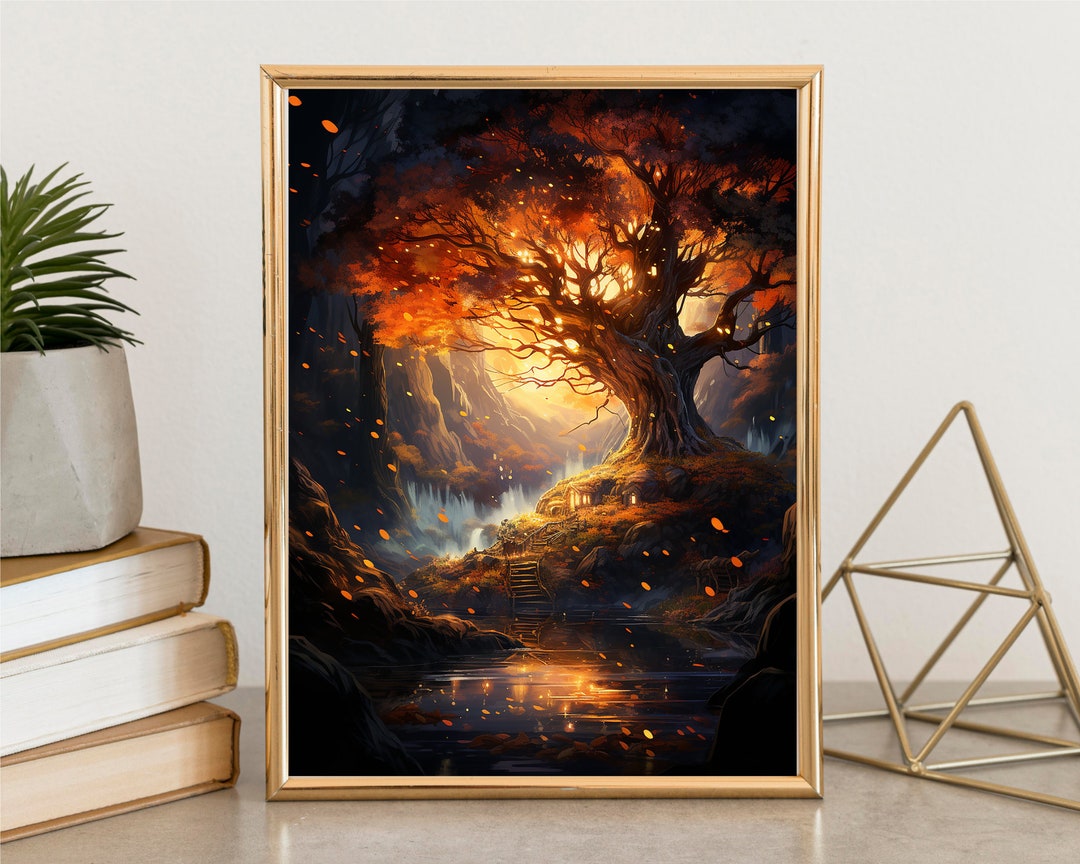 Tree Wall Art, Home Decor, Nature Art Decor, Tree Wall Decor, Above Bed