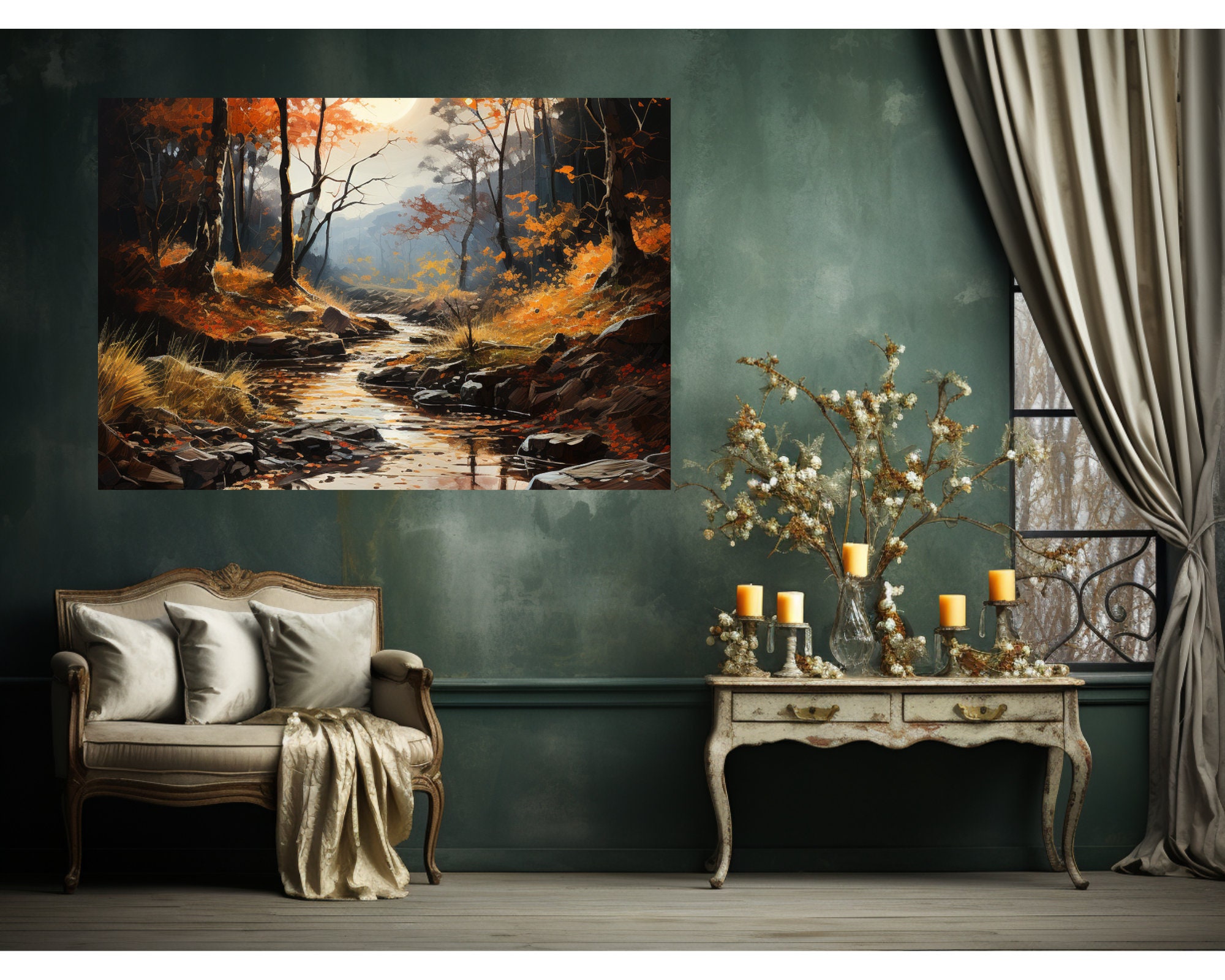 Landscape Wall Art, Scenery Wall Decor, Home Decor, Living Room Decor