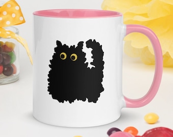 Void Kitty Cat Mug, Black Cat Mug, Cat Mom Gift, Cat Lover Gift