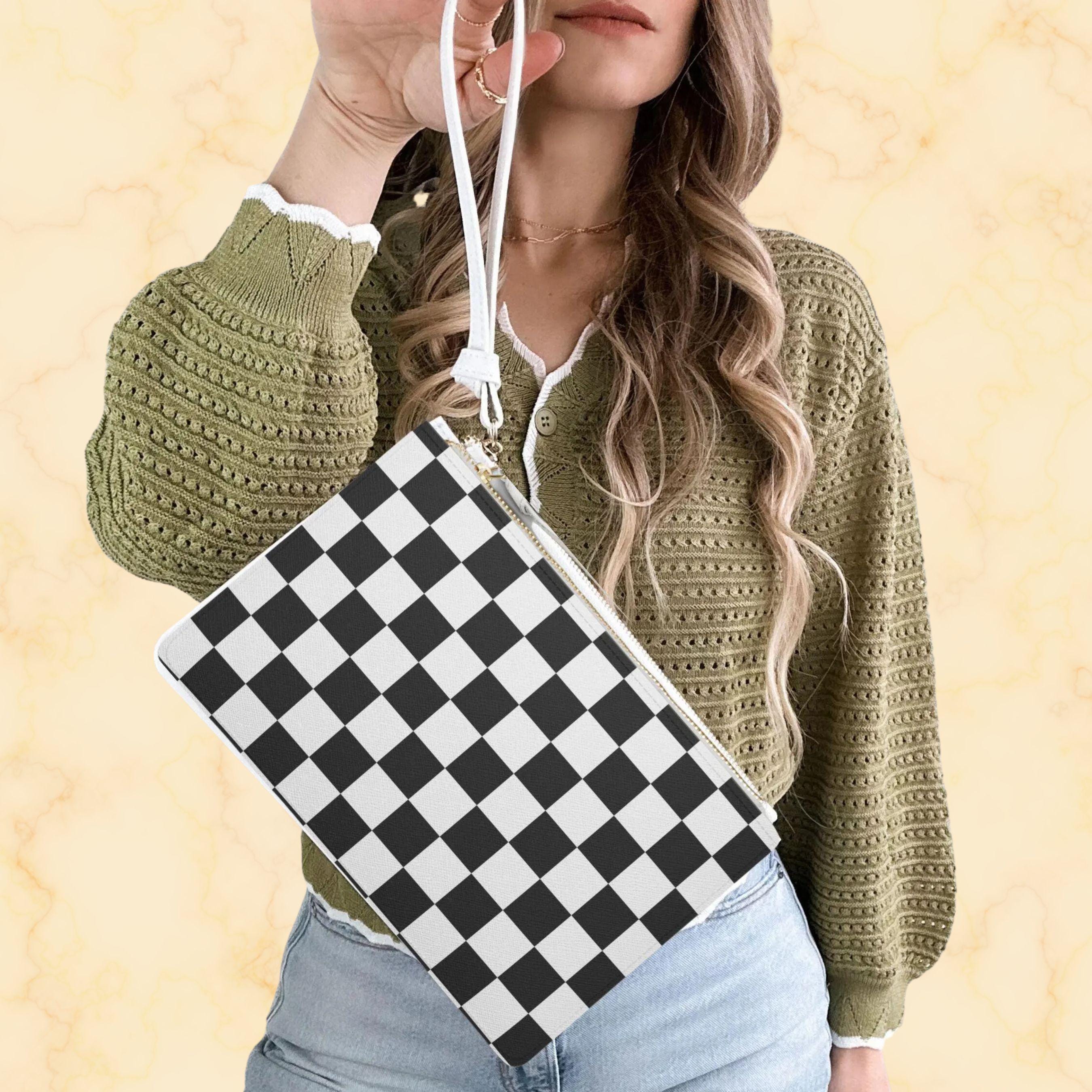 Checkered Clutch Etsy Ireland