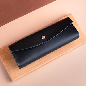 Leather 35mm Film Case Holder Pouch, Photography Camera Accessories Bag for Photographers Black