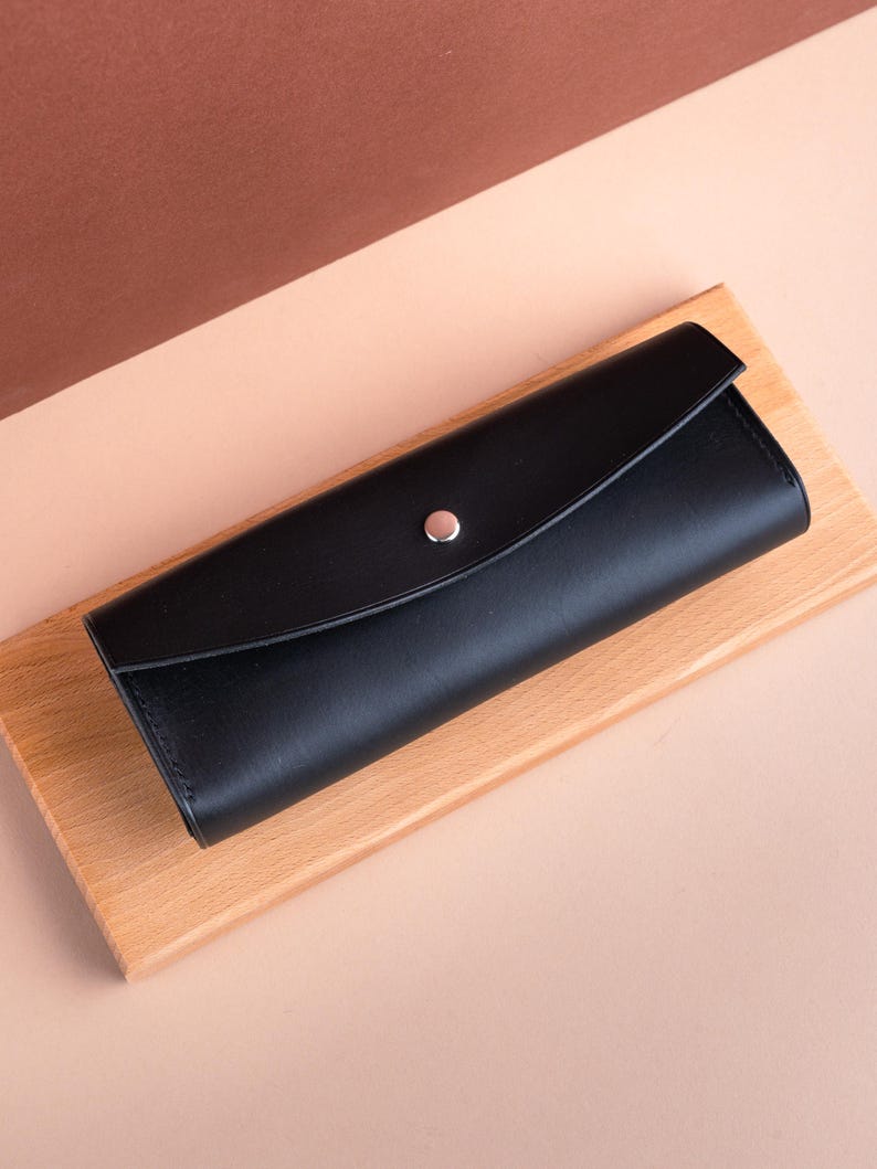 Leather 35mm Film Case Holder Pouch, Photography Camera Accessories Bag for Photographers Black