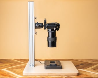 コピースタンド、ネガキャリア135セット デジタル一眼レフカメラ用フィルムネガスキャン用コピースタンド 35mm